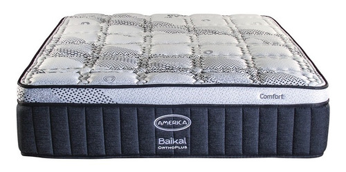 Colchón América Baikal King Size Color Gris
