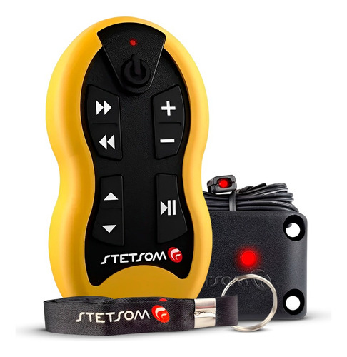 Controle Longa Distancia Stetsom Sx1 Universal Amarelo