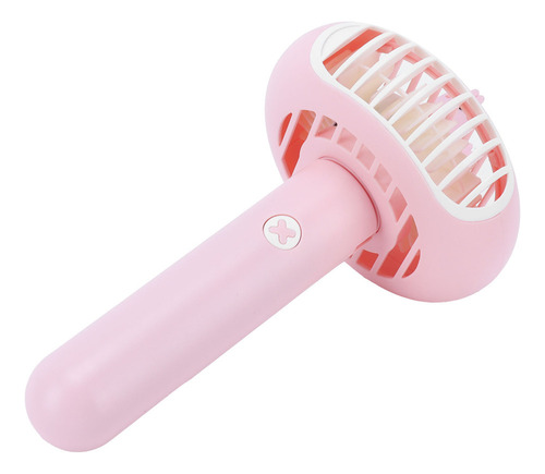 Ventilador Portátil Rosa Con Cuello Usb, Mini Escritorio Ple
