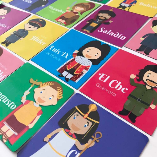 Kit Magnetico De 30 Láminas Líderes Políticos De La Historia