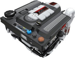 Imagem 1 de 2 de Motor Mercury Mercruiser 150hp - Qsd Alpha - Diesel
