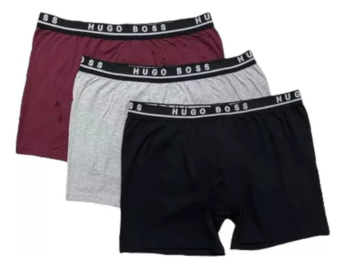 Boxer Hugo Boss 3 Pack Brief 7181 Algodón Elástico Original