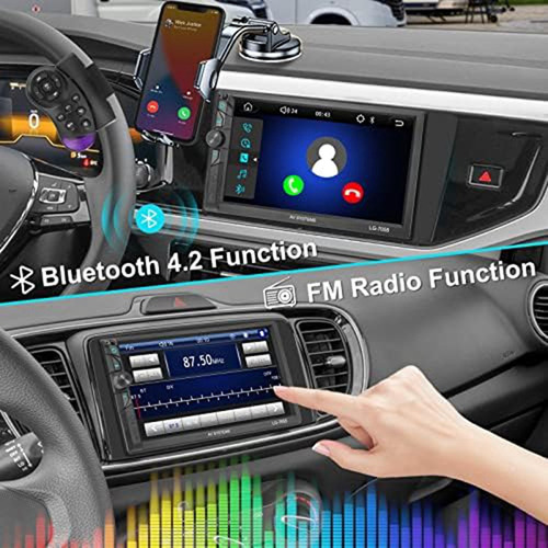 Audio De Coche De Doble Din, Audio De Coche De 7 Pulgadas, A