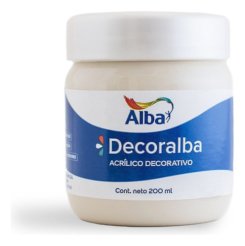 Pintura Acrílica Alba Blanca 200ml