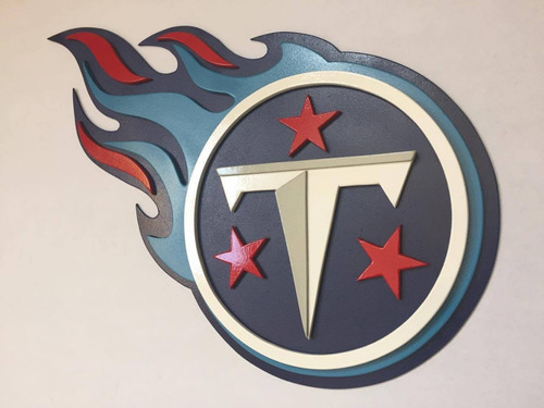 Tennessee Titans Logo, En Madera Mdf