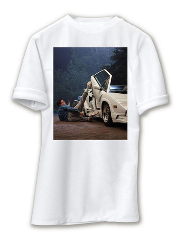 Playera El Lobo De Wall Street Película Lamborghini Dicaprio