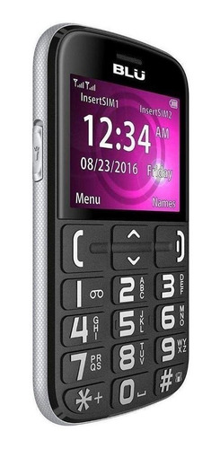 BLU Joy Dual SIM 32 MB Preto/Prata 24 MB RAM