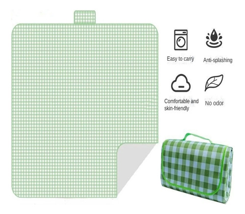 Alfombra Picnic Impermeable 1 M X 1.5 M Acampar Aire Libre