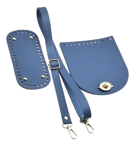 3 Material De Base Inferior De Bolsa De Ganchillo, Azul