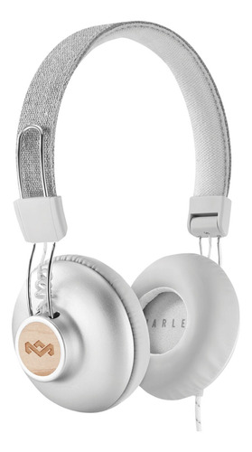 Auriculares inalámbricos The House of Marley Positive Vibration 2 wired EM-JH121 silver