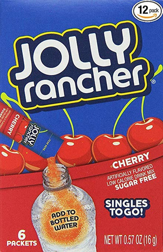 Jolly Rancher Singles To Go Agua De La Bebida Mix, Sticks Sa