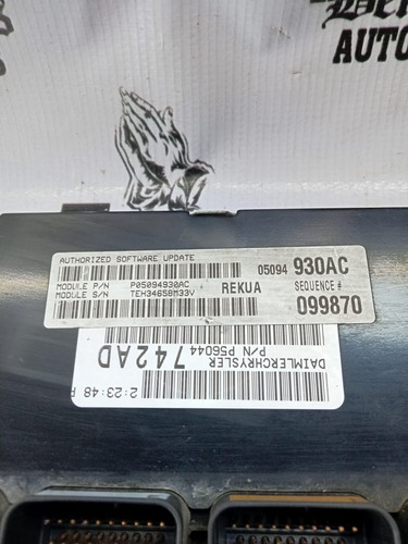 Computadora Ecu Jeep Cherokee 2015 2016 3.7l P56044742ad (Usado)
