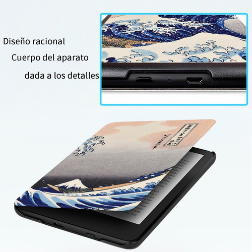 Funda Kindle Paperwhite Auto Wake 12a Generación 2024 7 Inch Mix De Colores