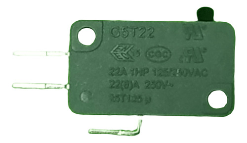 Kit 9 Micro Chave G5t22-d2z200u 22a 125/250vac 1hp