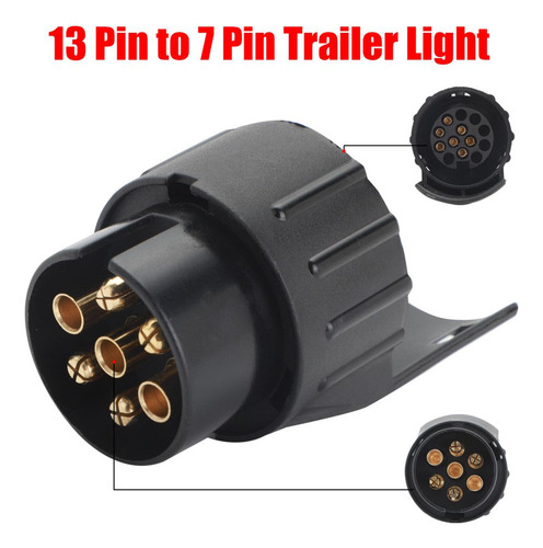 Convertidor De Enchufe De Tracción Tow Bar De 7 A 13 Pines,