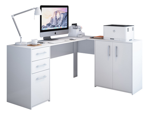 Mesa Escrivaninha Office Denver Diversas Cores