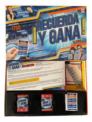 Juego De Mesa Recuerda Y Gana Mas De 1700 Preguntas Fotorama (Usado)