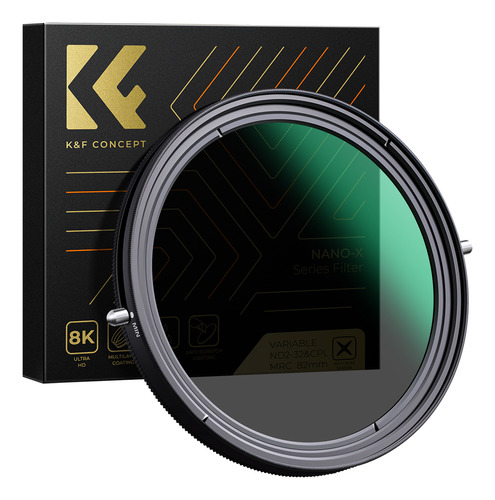 K&f Concept 82mm Cpl+nd2-32 Filtro 2 En 1 Series-nano