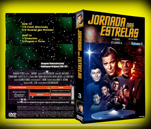 Star Trek - Jornada Nas Estrelas (1966) Dvds Em Qlde Bluray (Usado)