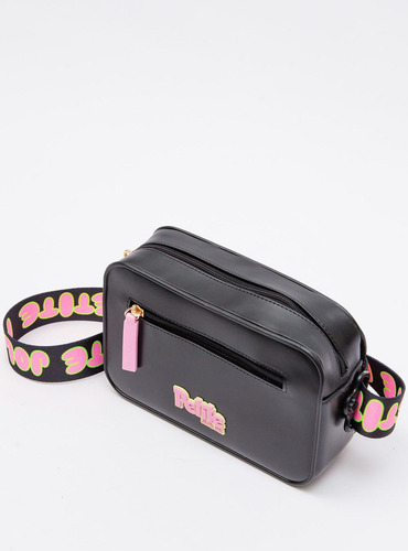 Bolsa Infantil Petite Jolie Pop Matte In Preto Pj11257in