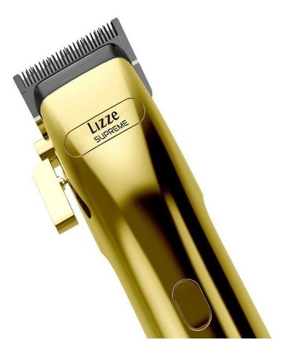 Máquina De Corte Lizze Supreme Bivolt Profissional Sem Fio Cor Gold