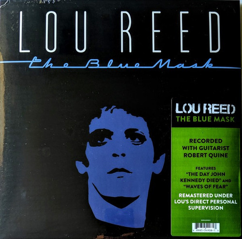Lou Reed The Blue Mask Remastered Vinilo Nuevo Musicovinyl