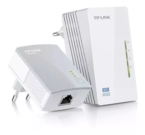 Extensor Repetidor De Señal Wifi Tp-Link Tl Wpa 4220 Kit 300Mb Powerline  Plc Por Linea Amplificador Wifi