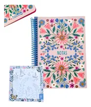 Comprar Cuaderno A5 Flor Hojas Colores + Libretas + Notas Adhesivas