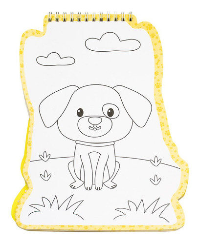 Livro Colorir É Divertido Animais De Estimação Canetinha Adesivos