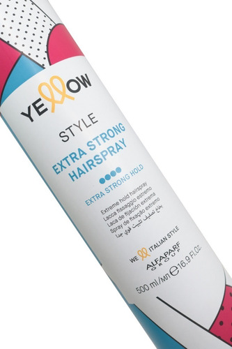 Laca Yellow Extra Strong Hairspray Style 500ml