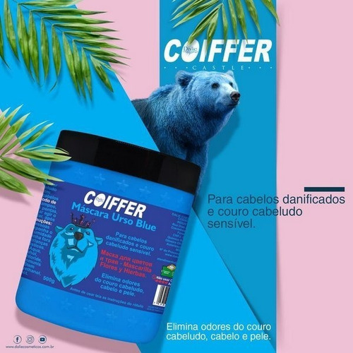 Imagem 3 de 5 de Máscara Urso Blue Coiffer Tratamento Intensivo