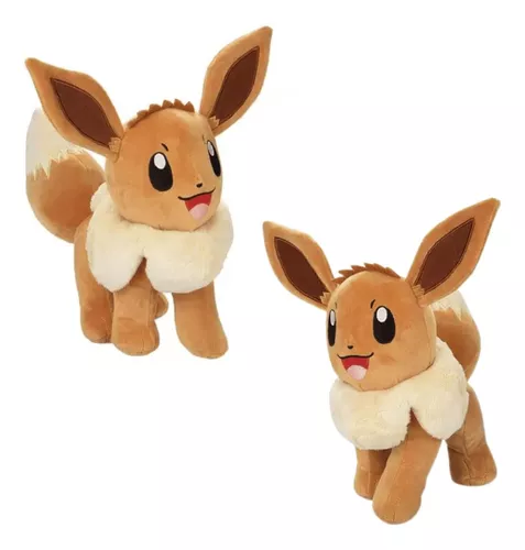 Jolteon Evoluções Evolution Eevee Pokemon Pelúcia 17cm