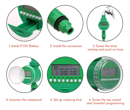 Timer De Agua, Manguera Programable, Grifo, Temporizador En