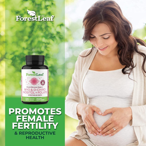 Myo & D-chiro Inositol + Folate X 120 Vcaps | Forest Leaf Sabor Neutro
