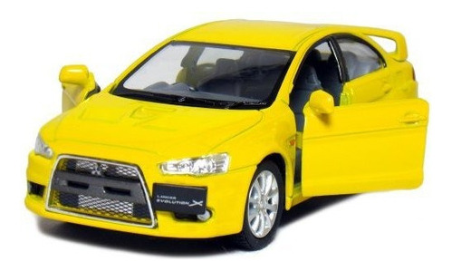 5 2008 Mitsubishi Lancer Evolution X 1:36 Scale (amarillo) P