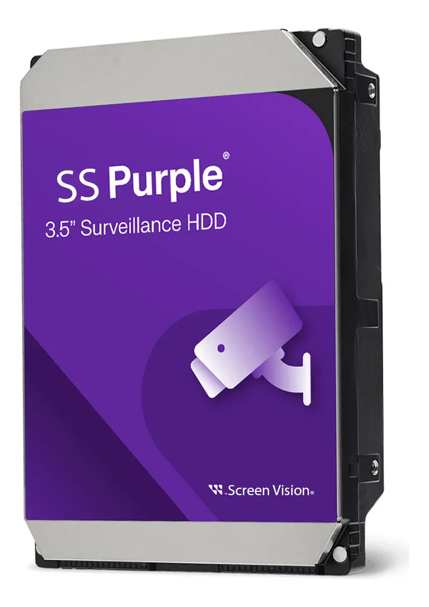 Disco Rígido Interno Hd 500gb Purple Para Dvr Intelbras Roxo Púrpura Screen Vision