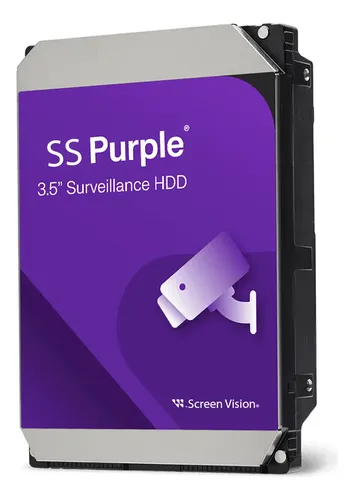Disco Rígido Interno Hd 500gb Purple Para Dvr Intelbras Roxo Púrpura Screen Vision