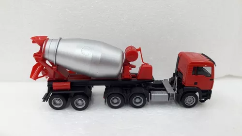 Miniatura Caminhão Scania 124 420 bicuda e Carreta Báu Rebaixado da  Cervejaria Krombacher - Herpa 1/87