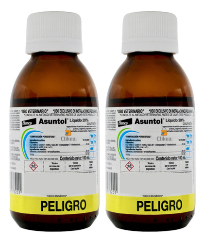  Asuntol Liquido 20% 100ml 2 Pzas