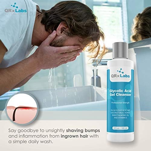Lavagem Facial Com Ácido Glicólico Qrxlabs - Gel De Limpeza