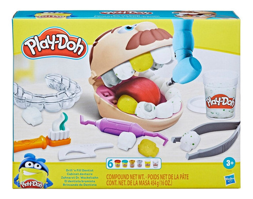 Play Doh Dentista Bromista Taladra Y Rellena Plastilina