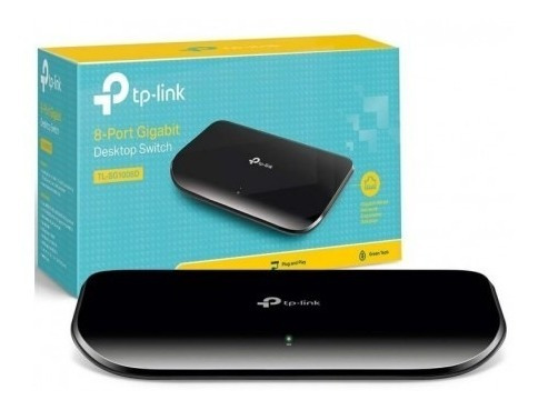 Switch 8 Bocas Tp-link Tl-sg1008d Gigabit 10/100/1000