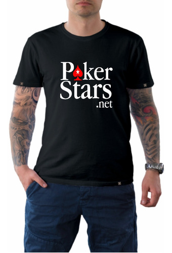 Polera Poker Stars Varios Diseños | Cuotas sin interés