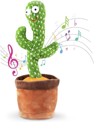 Cactus Bailarin Vaquero Juguete Repetidor Voz Y Musica Ropa 