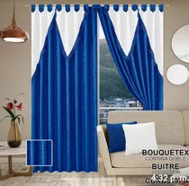 Comprar Cortinas Bouquetek Azul 