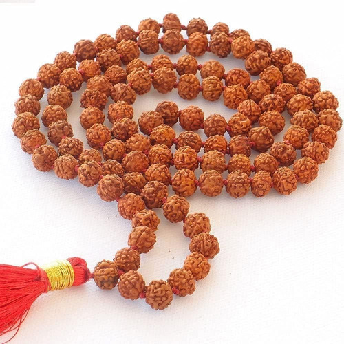 Mala Rudraksha Japa 108 + 1 Cuentas De Oración