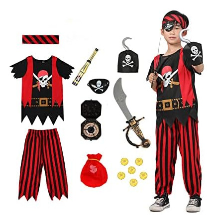 Disfraz De Pirata Para Niños, Disfraz De Pirata Para Fiesta 