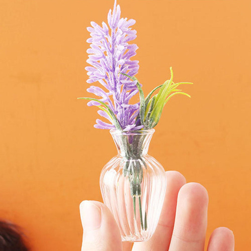2 Modelo De Bonsái De Flores De Casa De Muñecas Para