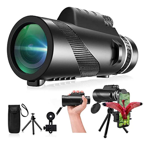 Telescopio Monocular De 80x100 De Alta Potencia Para Teléfon