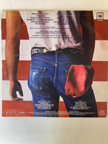 Bruce Springsteen / Born In The U.s.a. Lp Vinilo 1984 (Usado)